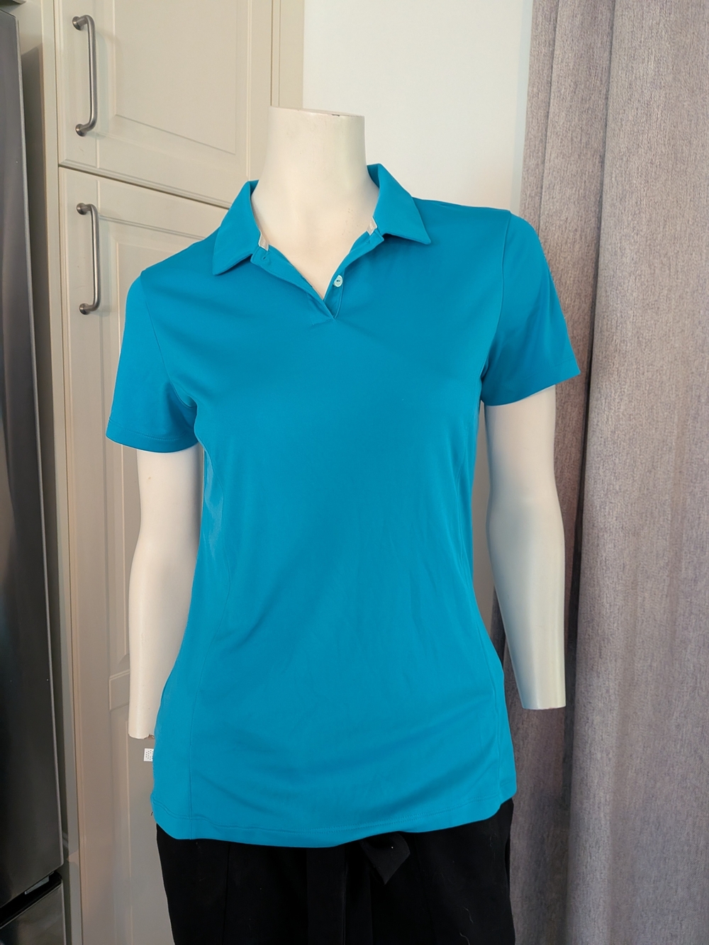Women’s Short-Sleeve Polo Top - Teal